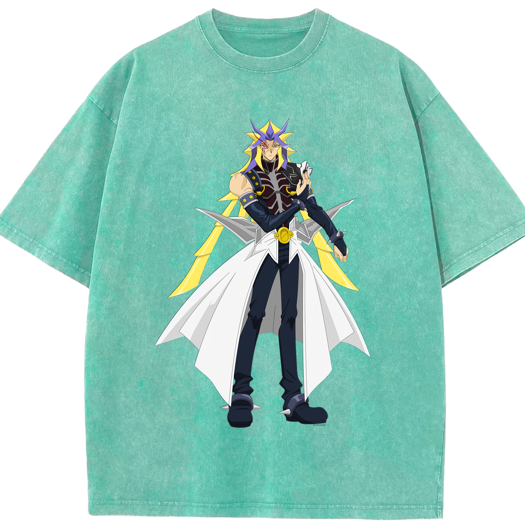 （画像用） 遊☆戯☆王 Yu-Gi-Oh! 綿100% ヴィンテージ風 半袖Tシャツ（フロントプリント）
